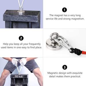 Мощный Неодимовый двухсторонний магнит для рыболовной охоты - Product Image 4