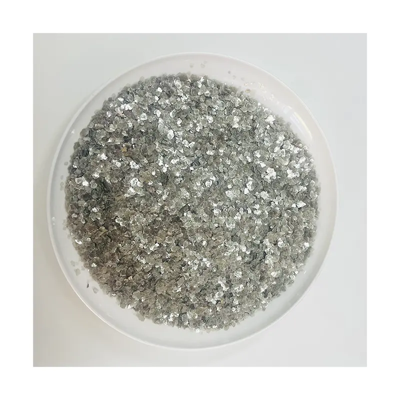 Pigment métallique poudre naturelle métallique couleur résine époxy copeaux de mica époxy feuille de mica pour sol flocons de mica pour sol