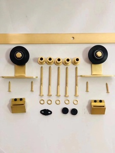 Porte Scorrevoli Interne Composite Moderne con Design a Cavità, Porte Divisorie Sospese, Porte Scorrevoli Stile Fienile per Uso Alberghiero - Product Image 6
