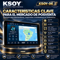KSOY universel 9 pouces 10 pouces autoradio Android 16 6 + 128G sans fil Carplay Android Auto GPS BT FM RDS DSP USB voiture multimédia
