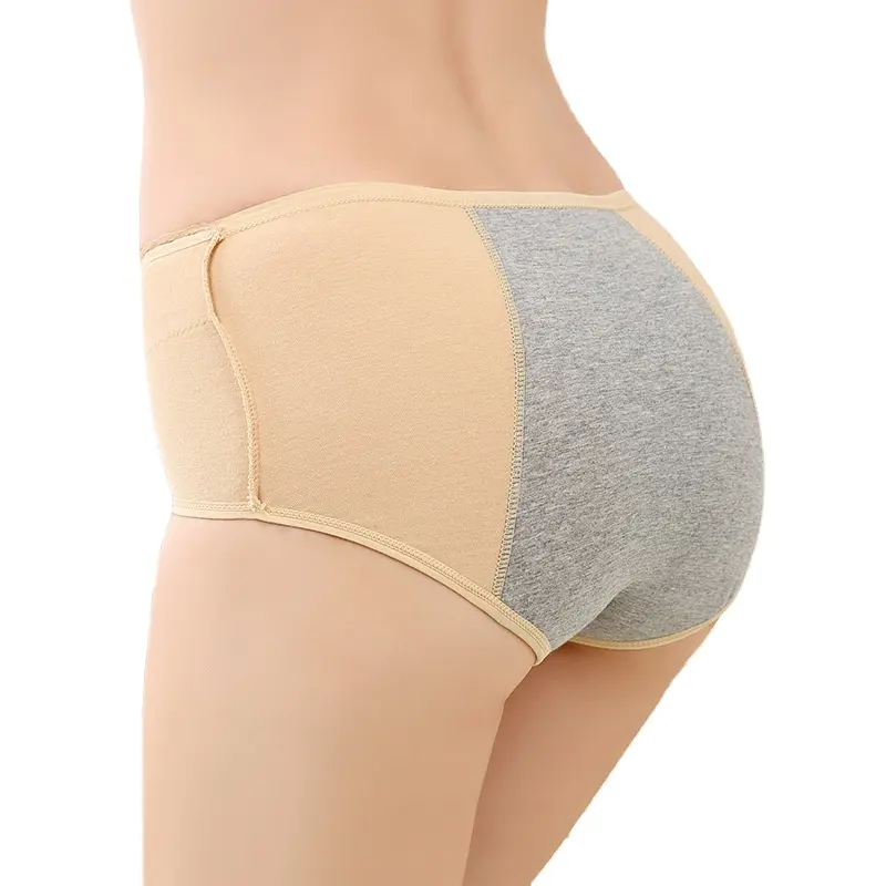 Culotte menstruelle pour femme, pantalon menstruel, imperméable, en coton, grande taille, vente en gros,
