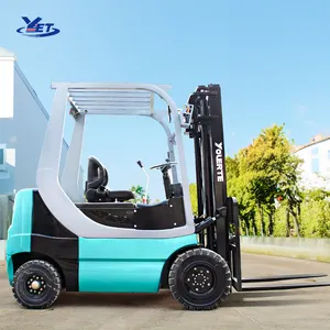 4 tekerlek 48v palet forklifti elektrikli 2 ton 1.5 ton 3 ton heli mini uzaktan kumanda elektrikli forklift fiyat