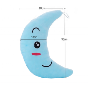 Gối Mặt Trăng Đồ Chơi Vải Nhung Lông Gối Đèn Led Dễ Thương Gối Bông Phát Sáng Trong Bóng Tối Đồ Chơi Búp Bê - Product Image 4