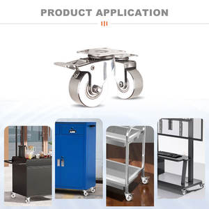 1 Zoll 1,25 Zoll 1,5 Zoll 2 Zoll 2,5 Zoll 3 Zoll Europäischer Typ Trolley 304 Edelstahl-Lenkrad - Product Image 4