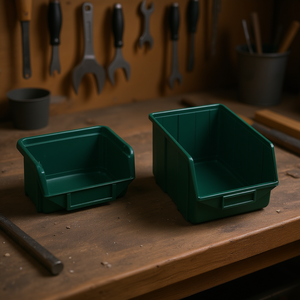 TTAKE Combo Box Eco Tool Containers 2 Pack Green Storage Bin Set - Product Image 3
