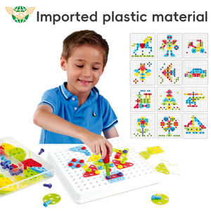 <span class=keywords><strong>Puzzle</strong></span> da assemblare per bambini in educazione precoce 420 pezzi 2 in 1 picchetti a fungo e <span class=keywords><strong>Puzzle</strong></span> a vite - Product Image 2
