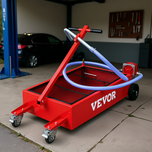 Tanque de drenaje de aceite Vevor de 18 galones con bomba manual, perfil bajo y ruedas plegables para automóvil, SUV y camión - Product Image 2