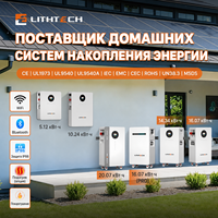Batterie LiFePO4 51,2 V avec protection BMS, capacité 300 Ah, 15 kWh-30 kWh, pour système solaire, empilable, usage domestique, hybride, réseau CAN