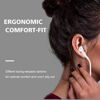 Écouteurs filaires 1,2 m avec micro 3,5 mm, écouteurs intra-auriculaires pour iPhone 4 5 6, écouteurs et casques