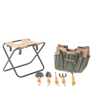 Gardening Tool Set 5 Pieces Stainless Steel Shovel Fork Rake Canvas Bag For Outdoor Garden Use - Product Image 5