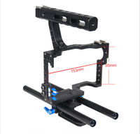 Kit de Cage de caméra avec boîtier mat de mise au point suivante pour ensemble de CAGE A7 pour DSLR GH4 A7S A7 A7R A7RII A7SII