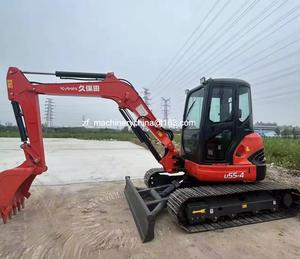 Mini-excavatrice sur chenilles d'occasion modèle U55 2020, fabrication chinoise, 5,5 tonnes, garantie 1 an, en stock - Product Image 5