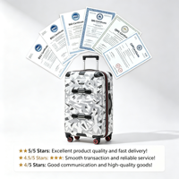 Valise rigide à roulettes pivotantes, imprimé camouflage géométrique, robuste, avec serrure TSA, extensible, pour voyage, vente en gros, OEM/ODM