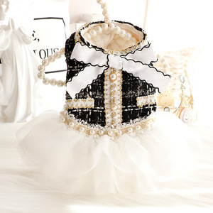 Kangdarpet Wholesale of Dog <b>Clothes</b>, Autumn and Winter Outfits, cat <b>Princess</b> Puffy Skirts, Pearl Small Dog Pets - Product Image 3