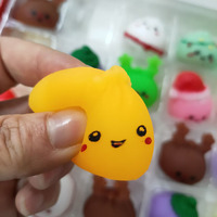 Calendrier de l'Avent personnalisé pour enfants, jouets anti-stress en forme de boulettes moelleuses, boîte de calendrier de l'Avent, 24 jours