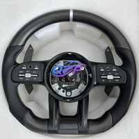 Volant en cuir pour W223, compatible avec Benz W205 C63 W213 E63 G63 GLS63S GLA45 A45 E43 G55 G63 W204 W223