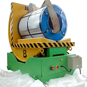 Volteadora de Bobinas Hidráulica Automática, 5T, 10T, 20T, Control PLC, Máquina para Voltear Bobinas de Acero a 90 Grados - Product Image 1
