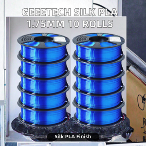 Filamento PLA de Seda de Alta Calidad Geeetech, 1.75mm, 10 Rollos para Impresoras 3D FDM, Temperatura de Impresión 190-220C - Product Image 2