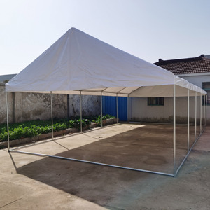 Carpa de Boda Personalizada de PVC Blanco CON Ventana, de Una Sola Capa, de Acero, Resistente a los Rayos UV para las Cuatro Estaciones, para Almacenamiento, Exposiciones, Exteriores, Exhibición de Autos - Product Image 2