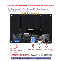 Módulo Lector RFID UHF de Largo Alcance con Chip FM13RD1616E, 33dbm TCP IP RJ45, Lectura Multi-Tag, para Logística y Almacenamiento