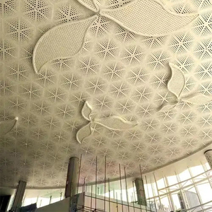 Panneaux muraux en alliage d'aluminium pour plafonds suspendus, bureaux, halls d'entrée, murs extérieurs de bâtiments, panneaux décoratifs avec revêtement en poudre - Product Image 1