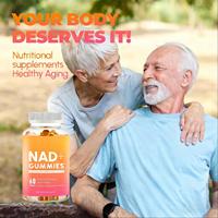 VitaHall Halal NAD+ Plus Gummies OEM Supplément Nettoyant Nicotinamide Adénine Dinucléotide Soins de la Peau Gummies NAD+ Plus