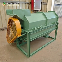 Nieuwe, efficiënte, volautomatische en duurzame palmvruchtseparator en -vergruizer voor de extractie van palmpitten.