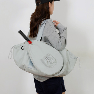 Sac de sport pour entraînement de tennis, grande capacité 20-35L, avec compartiment intérieur, pour sports en salle, unisexe, couleur unie - Product Image 2