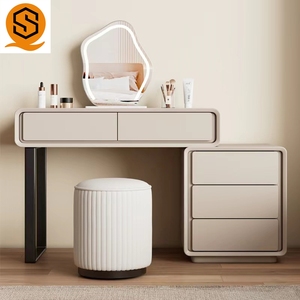 Modern Design <strong>Little</strong> Girl Bedroom Home Dressing <strong>Table</strong> Dressing <strong>Table</strong> with Mirror Dressing Room Desk - Product Image 1