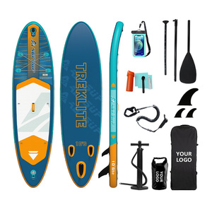 10'6"X32" Green Inflatable ISUP <strong>Standup</strong> <strong>Paddleboard</strong> with Adjustable Paddle - Product Image 1