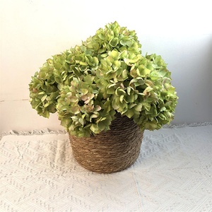 Flores de Hortensia Artificiales de Seda de Alta Calidad al por Mayor, Colores Vintage, Decoraciones para Bodas, Navidad y Graduaciones - Product Image 4