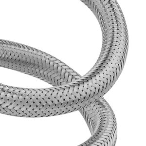 Raccord <span class=keywords><strong>d</strong></span>'extension en acier inoxydable Tuyau flexible en acier inoxydable 304 L7 Tuyau flexible pour <span class=keywords><strong>évier</strong></span> de cuisine de salle de bain chaud et froid - Product Image 4