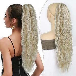 Coda di Cavallo Voluminosa UMS con Elastico - Estensione di Capelli Sintetici Senza Pizzo in Un Unico Pezzo - Product Image 4