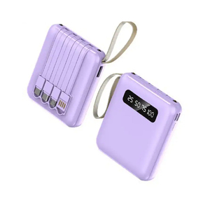 <span class=keywords><strong>Meilleures</strong></span> batteries externes pour appareils électroniques grand public, très vendues, 10000 mAh, câbles intégrés, portables, compatibles avec tous <span class=keywords><strong>les</strong></span> téléphones, interface d'entrée AC - Product Image 2