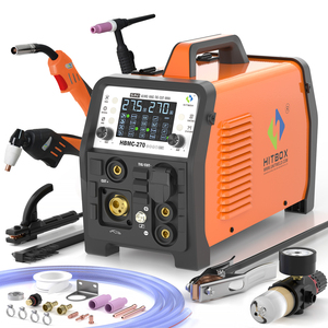 Máquina de Soldadura Láser Combinada HITBOX 6 en 1 200A HBMC270, Cortadora de <span class=keywords><strong>Plasma</strong></span> para Aluminio, Soldadora <span class=keywords><strong>MIG</strong></span> Co2, Cortadora de <span class=keywords><strong>Plasma</strong></span> a Gas <span class=keywords><strong>TIG</strong></span> <span class=keywords><strong>MMA</strong></span> - Product Image 1