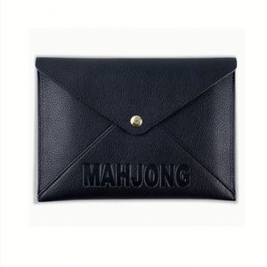 Portable Score Purse Soft Waterproof Faux Leather Card Carry Bag Perfect Mahjong <b>Gift</b> for Men Women - Product Image 6