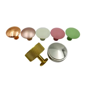 Europe Popular Style Drawer Cabinet Colorful Aluminum Knob