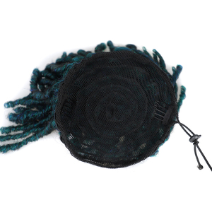 Synthétique court Dreadlock bouclés cordon <span class=keywords><strong>de</strong></span> serrage <span class=keywords><strong>queue</strong></span> <span class=keywords><strong>de</strong></span> <span class=keywords><strong>cheval</strong></span> Extension Afro postiche doux naturel Look pour les femmes usage quotidien - Product Image 2