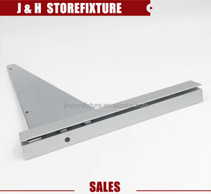 أنظمة رفوف من سبائك الألومنيوم جدار مشقوق واحد مستقيم قابل للتعديل نظام مثبت على الحائط مشقوق رفوف مستقيمة - Product Image 5