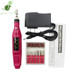 SunelPortネイルドリルマシン（箱入り）US/EU規格ミニ電動ペン型プラグハイパワープラスチックブラシレスモーター充電式 - Product Image 1