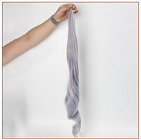 Nouveau Style Flexible Wrap Loose Wave Synthétique Doux et Soyeux Pas D'enchevêtrement Pas De Perte De Queue De Cheval Extensions de Cheveux pour les Femmes