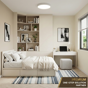 Proveedor Integral de Soluciones de Muebles para Hostelería, Juego de Muebles Modernos para Dormitorio de Hotel, Apartamento o Villa de Lujo de <span class=keywords><strong>5</strong></span> Estrellas, Personalizados - Product Image 1