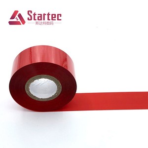 Giá xuất xưởng FC2 25 30mm*100m Ruy băng ép nhũ đỏ nóng, màng ép nhũ in mã ngày sản xuất trên bao bì nhựa thực phẩm - Product Image 5