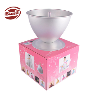 <span class=keywords><strong>Moule</strong></span> à gâteau en aluminium baja, 6 pouces, 8 pouces, figurine de <span class=keywords><strong>princesse</strong></span> - Product Image 1