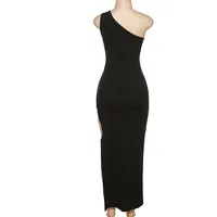 K22D15686 Irregular Design Hollow Elegant Dress Party Evening Clubwear Party Maxi Dress