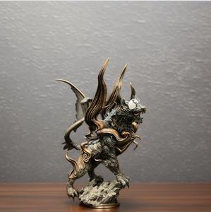 Estatuilla de escultura de tigre blanco de bronce personalizada, escultura de regalo, artesanía, estatuas de latón para el hogar y la Oficina - Product Image 5