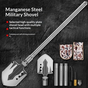 Pelle de camping pliable personnalisable OEM Vast State avec lame en acier 2Cr13 et manche en alliage d'aluminium pour la survie en extérieur et les situations d'urgence - Product Image 5