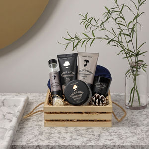 Ensemble de toilettage pour hommes de luxe OEM personnalisé comprenant gel <span class=keywords><strong>douche</strong></span> de qualité supérieure gommage pour le corps lotion pour le <span class=keywords><strong>bain</strong></span> sels et bougie pour se détendre - Product Image 3