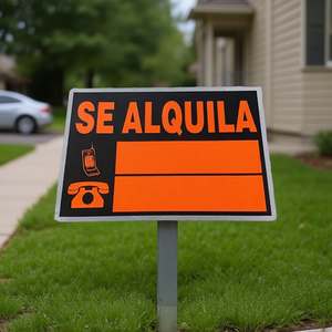 Insegna 'Noleggio' Grande per Esterni, Pannello di Avvisi per Noleggio, Confezione da 12 Pezzi - Product Image 2