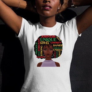 Adesivi Termotrasferibili per Serigrafia Juneteenth per Ragazze Afroamericane, <span class=keywords><strong>Design</strong></span> Personalizzato, Vendita all'Ingrosso, <span class=keywords><strong>Design</strong></span> Popolare <span class=keywords><strong>Storia</strong></span> Afroamericana - Product Image 5